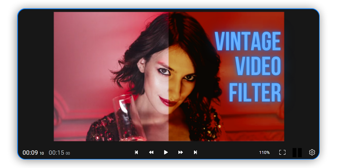 Vintage Video Effect Add a Vintage Effect to any video Flixier